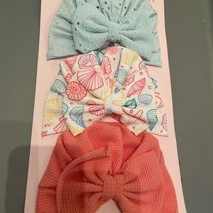 Girls turban hats set